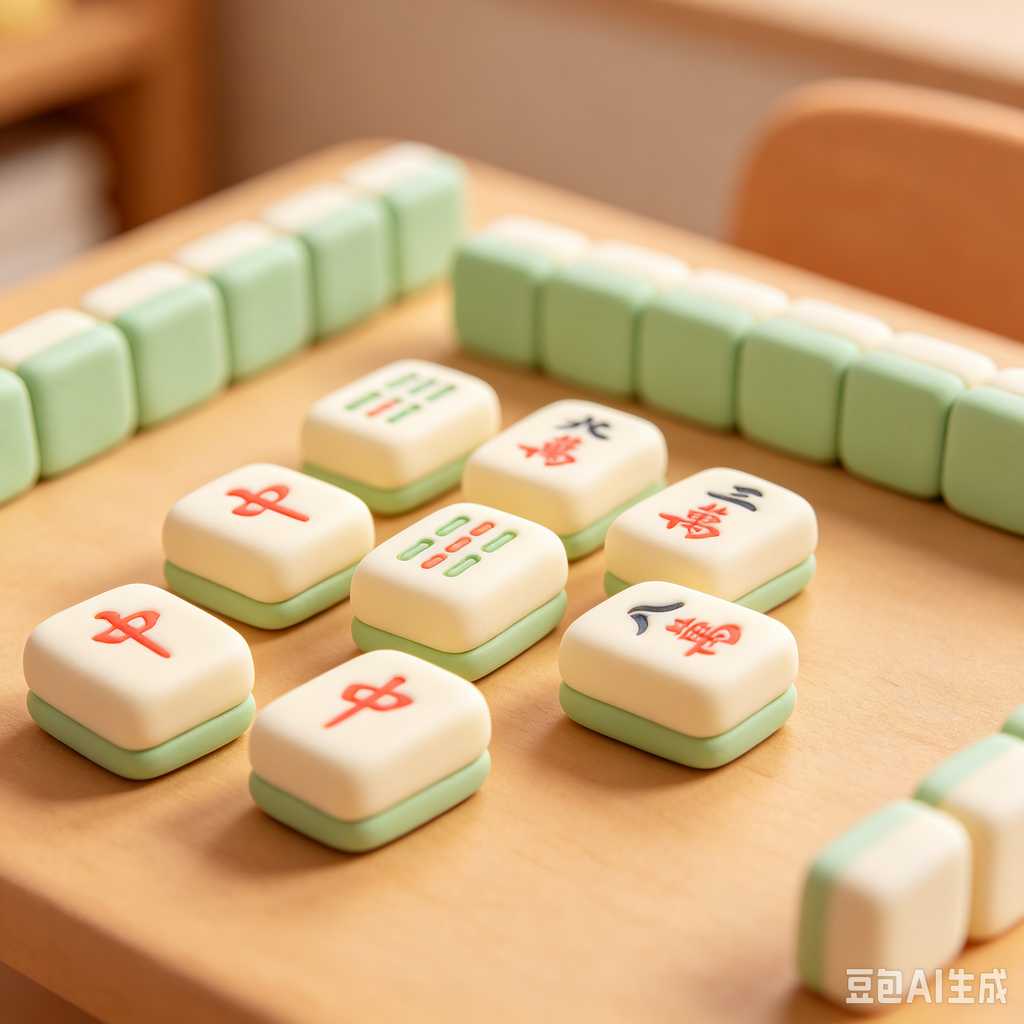 sharp text engraving mahjong tiles