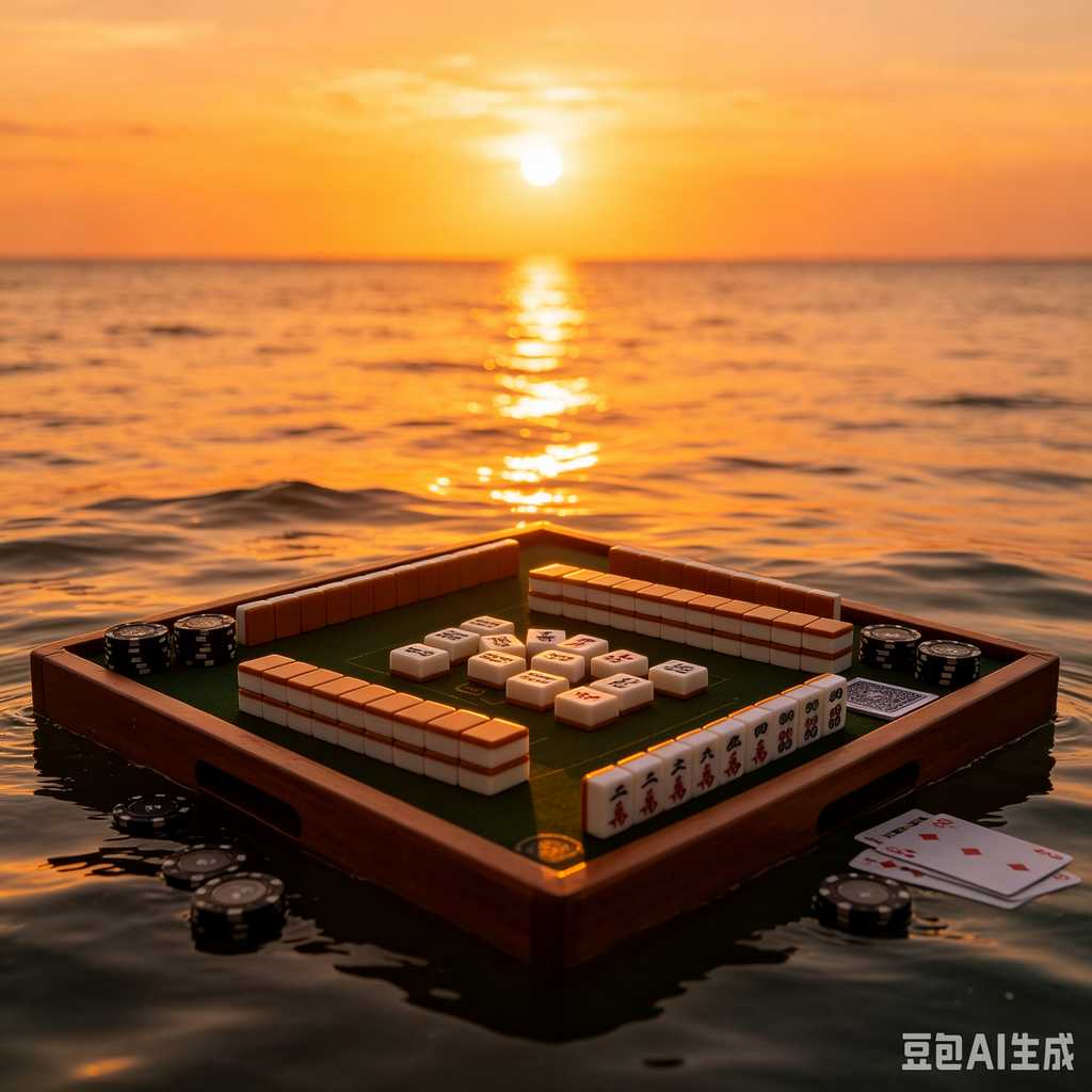 decorative text mahjong set